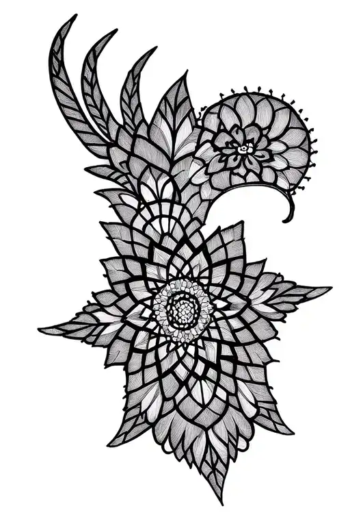 Lace Mandala tattoo design idea