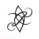 Swinger, Infinity love, Women in open relationship tattoo design idea