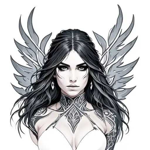 Skyrim lady Mara tattoo design idea