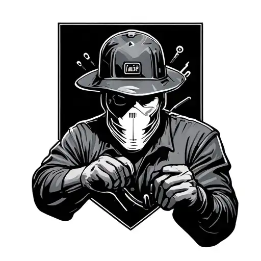 Electrician tattoo design idea