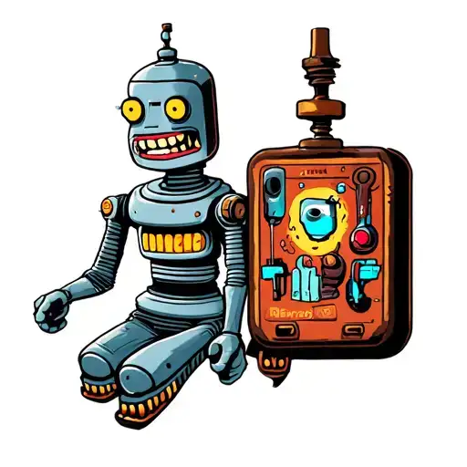 bender futurama tattoo design idea