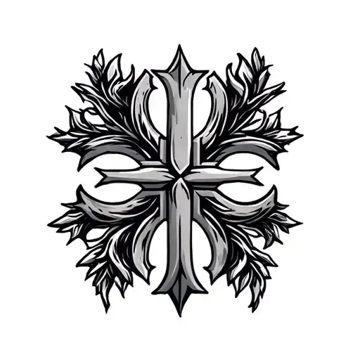 Nordic Cross tattoo design idea