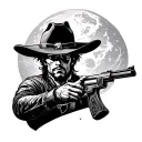 Space Cowboy tattoo design idea