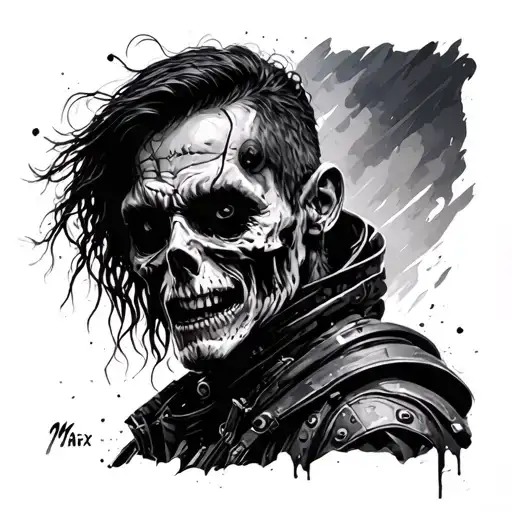 mad max tattoo design idea