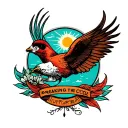 breaking the cycle tattoo design idea