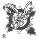 baltimore bugs bunny tattoo design idea