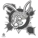 baltimore bugs bunny tattoo design idea