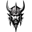 viking face tattoo tattoo design idea