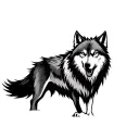 Sigma Wolf tattoo design idea