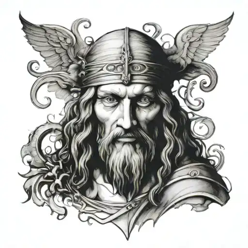 leonardo davinci tattoo design idea