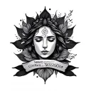 Serenity Courage Wisdom tattoo design idea