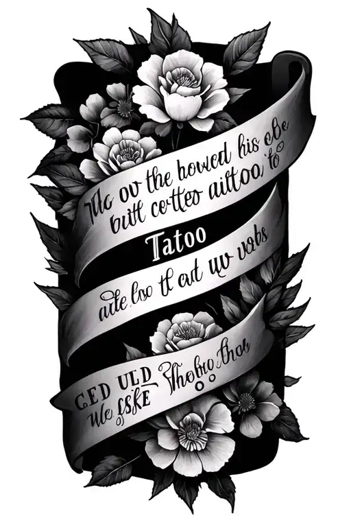 bible verse tattoo design idea