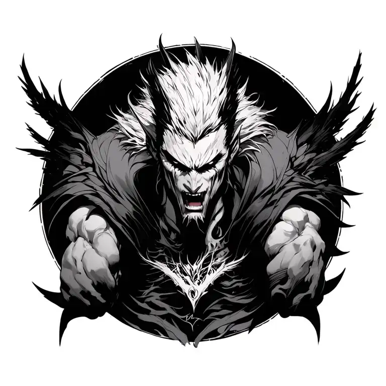 BERSERK MANGA inspired tattoo design idea