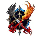 Final Fantasy 7 tattoo design idea