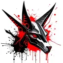 y y anubis Dioses tattoo design idea