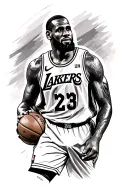 lebron james tattoo design idea