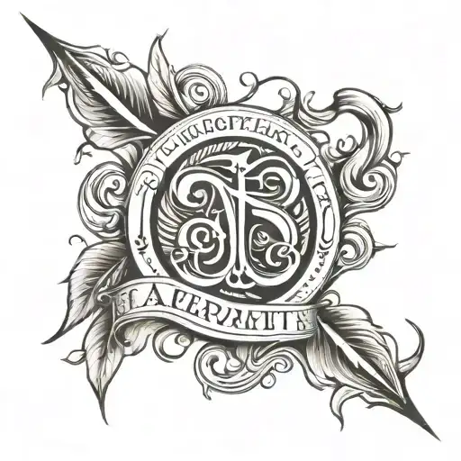 write the phrase “Δεν είμαι Έλληνας θεός” in Greek script tattoo design idea