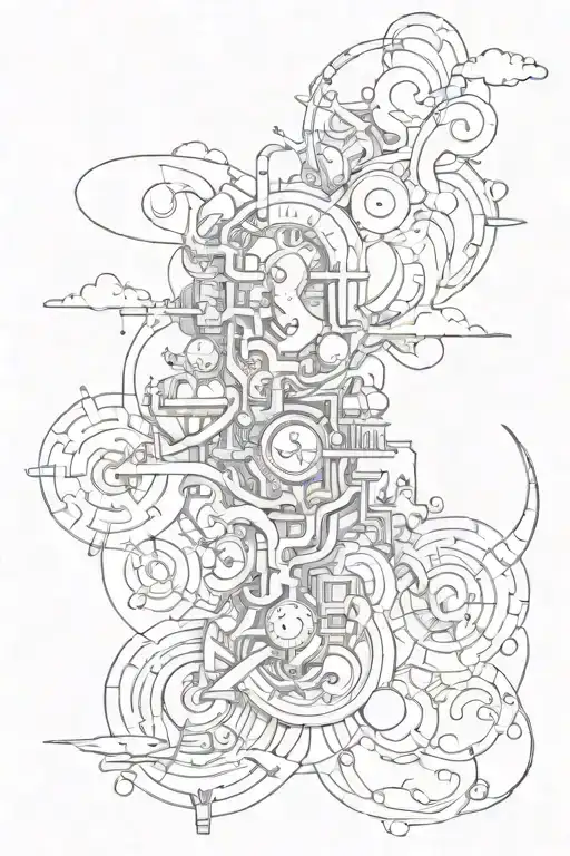 Adhd tattoo design idea