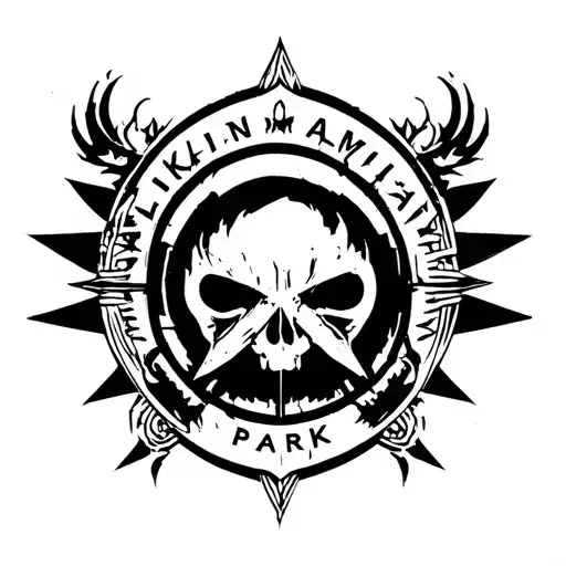 linkin park logo, but something special and unique , u can add details but to keep the initial logo tattoo design idea