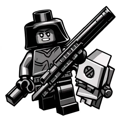 Lego tattoo design idea