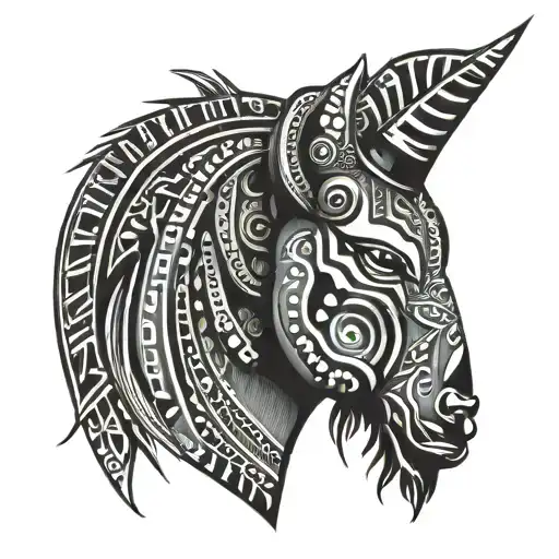 African tribal patterns tattoo design idea
