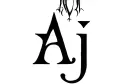 "Aj" tattoo design idea
