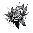 Crotch tattoo design idea