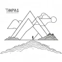 Tame Impala The Slow Rush album cover tattoo design idea