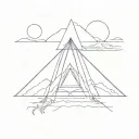 Tame Impala The Slow Rush album cover tattoo design idea