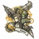 BioShock final fantasy VII tattoo design idea