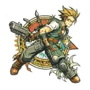 BioShock final fantasy VII tattoo design idea