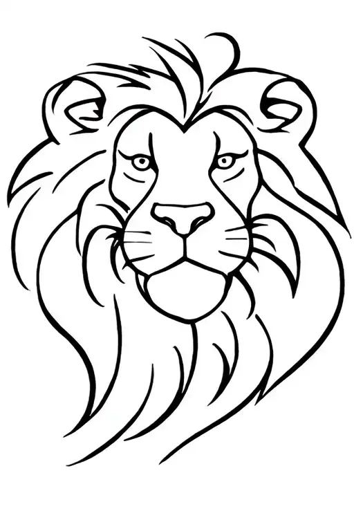 mufasa tattoo design idea