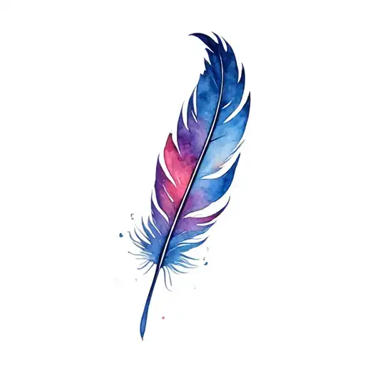 Cancer animal, phoenix feather, way tattoo design idea