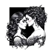 sex, love, eternity tattoo design idea