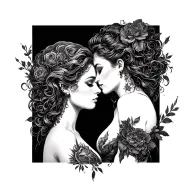 sex, love, eternity tattoo design idea