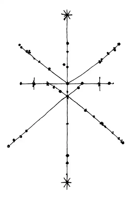 southern cross constellation tattoo design idea