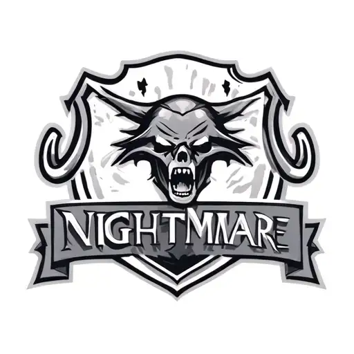 nightmare FC logo for football club logo tattoo design idea