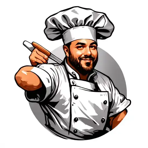 Chef tattoo design idea