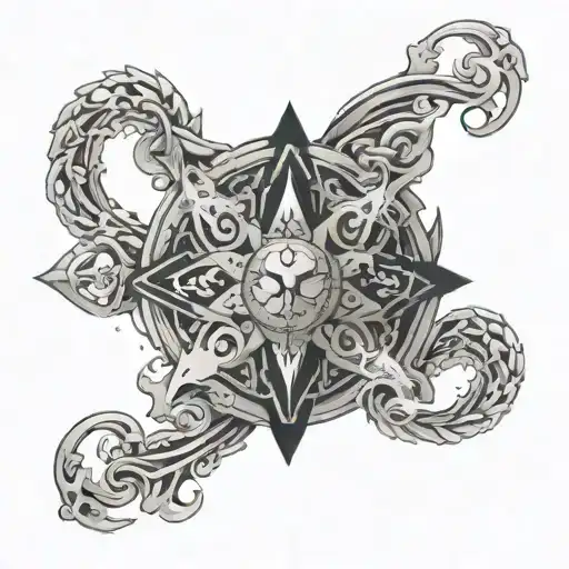 arcane tattoo design idea