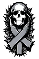 fuck cancer tattoo design idea