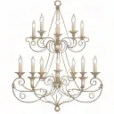 chandelier design tattoo design idea