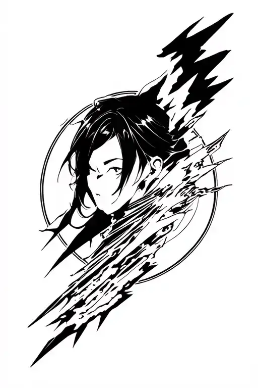 solo leveling anime tattoo design idea