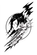 solo leveling anime tattoo design idea