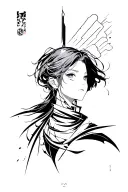 solo leveling anime tattoo design idea