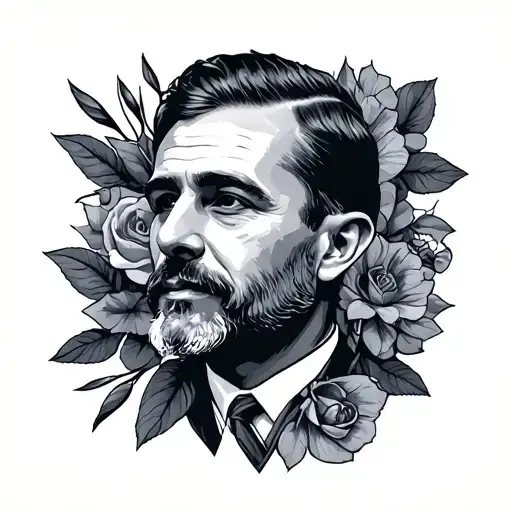 In Memory Of Dad tattoo design idea