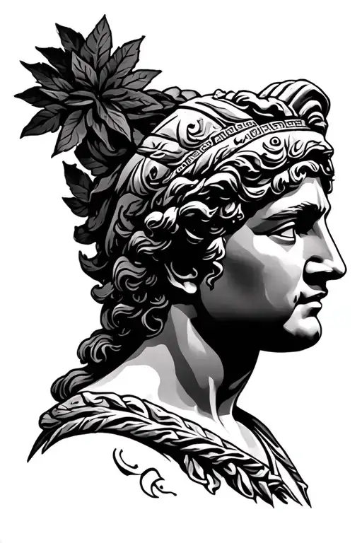 Ancient Greece tattoo design idea