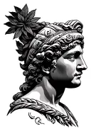 Ancient Greece tattoo design idea