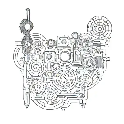 controls tattoo design idea