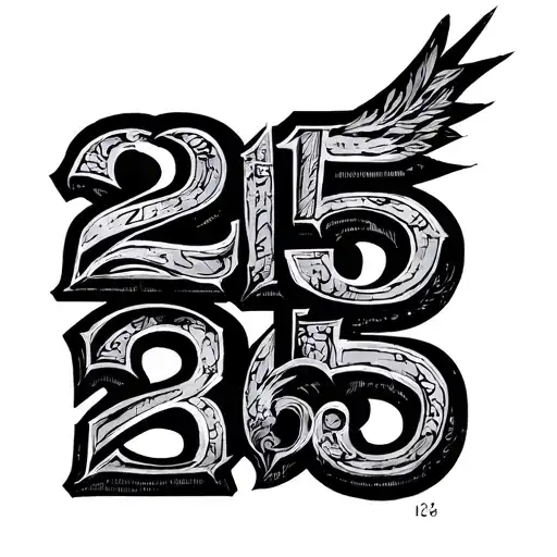 1985 Roman Numerals tattoo design idea