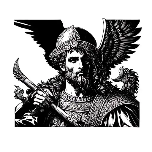 saint florian tattoo design idea